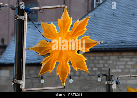 Motive aus einer Weihnachts-Markt in einer deutschen Stadt Stockfoto