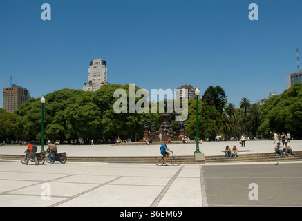 Plaza Libertador General San Martín, Buenos Aires, Argentinien Stockfoto