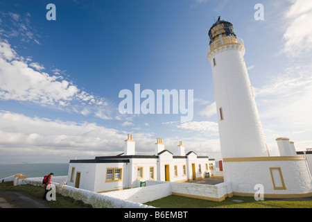 Der Mull of Galloway Leuchtturm am südlichsten Zipfel Schottlands UK Stockfoto