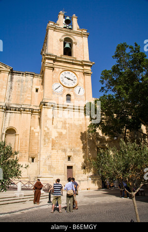 Saint John katholische Kathedrale, Saint John's Square, Valletta, Malta Stockfoto