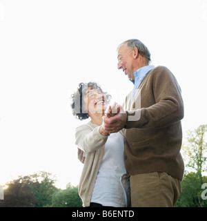 Mann und Frau tanzt Stockfoto