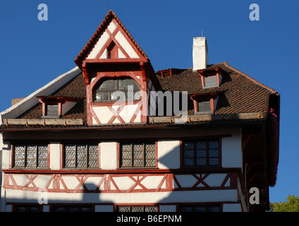 Das Fachwerk Albrecht Duerer Haus in der Innenstadt von Nürnberg, Franken, Bayern, Deutschland, Europa Stockfoto