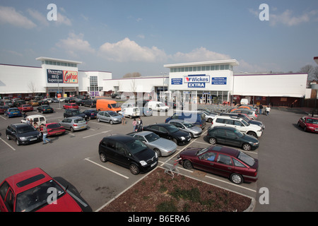 Wickes Extra, Cambridge schließen Retail Park, Aylesbury Stockfoto