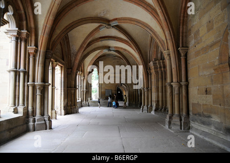 Kreuzgang im Kloster Maulbronn Kloster, ein UNESCO-Welterbe seit 1993, Baden-Württemberg, Deutschland, Europa Stockfoto