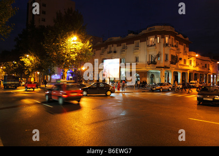 Ville Nouveau bei Nacht, Fes, Marokko, Afrika Stockfoto