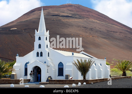 gotische Kirche von Georgetown auf Ascension Island an der afrikanischen Westküste, St. Helena, Ascension, Georgetown Stockfoto