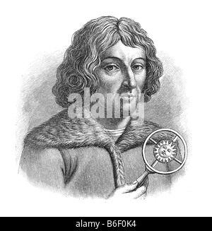 Nikolaus Kopernikus, Niclas Koppernigk, 19. Februar 1473 in Thorn - 24. Mai 1543 in Frauenburg Stockfoto