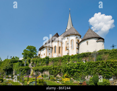 Wallfahrtskirche Heiliger Primus und Felizien, Maria Wörth, Wörthersee, Kärnten, Österreich, Europa Stockfoto