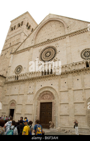 Duomo di San Rufino, Assisi Stockfoto