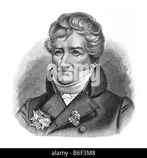 Georg Cuvier, Baron Georges Léopold Chrétien Frédéric Dagobert, 23. August 1769 Montbéliard, Mömpelgard - 13. Mai 1832 Paris Stockfoto