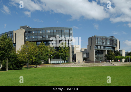 Nordrhein-Westfälischen Parlament, Blick auf den Eingangsbereich, Düsseldorf, Nordrhein-Westfalen, Deutschland, Europa Stockfoto