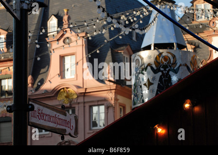 Motiv aus einem Weihnachten Markt in einer deutschen Stadt. Stockfoto