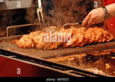 Motiv aus einem Weihnachten Markt in einer deutschen Stadt. Stockfoto