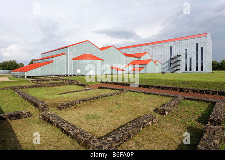 Neues Römermuseum, Gesamtanlage, archäologischer Park Xanten, Niederrhein, Nordrhein-Westfalen, Deutschland, Europa Stockfoto