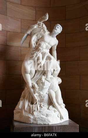 Skulptur am Eingang der alten Nationalgalerie auf der Museumsinsel, Berlin, Deutschland, Europa Stockfoto