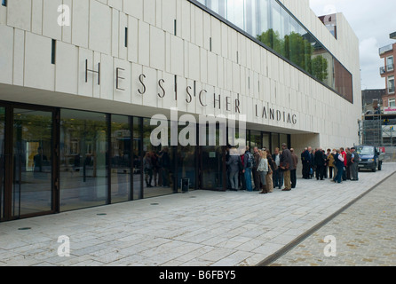 Der hessische Landtag oder dem Parlament in Wiesbaden, Hessen, Deutschland, Europa Stockfoto