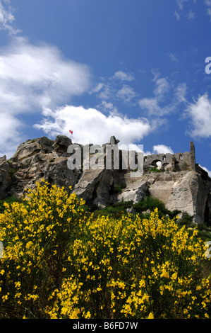 Festung von Les Baux de Provence, Provence, Frankreich, Europa Stockfoto