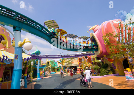 Seuss Landing Universal Studios Orlando Florida Vereinigte Staaten von Amerika Stockfoto