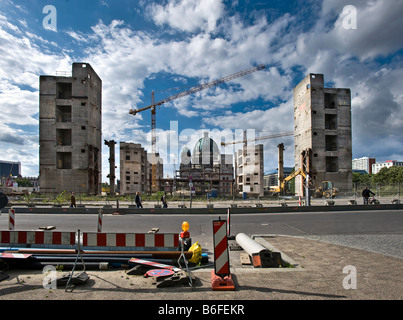 Abriss des Palasts der Republik bauen, Berlin, Deutschland, Europa Stockfoto