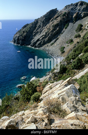 Punta Nera, Costa del Sole, Insel Elba, Provinz von Livorno, Toskana, Itlaly, Europa Stockfoto