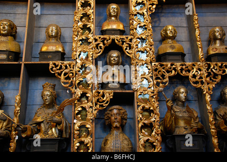 Die "Goldene Kammer" Gehäuse Reliquien in St. Ursula Kirche, romanische Kirche in Köln, Nordrhein-Westfalen, Deutschland, Euro Stockfoto