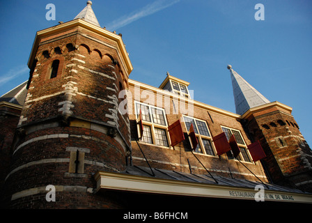 De Waag, gehobenes Restaurant und Café, Nieuwmarkt, Amsterdam, Niederlande Stockfoto