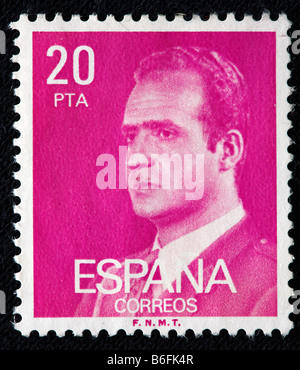 König Juan Carlos i. von Spanien (1975, präsentieren), Briefmarke, Spanien Stockfoto