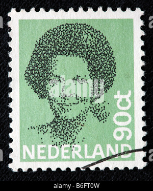 Königin Beatrix der Niederlande (1980, präsentieren), Briefmarke, Niederlande Stockfoto