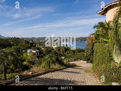 Einer der vielen wunderbaren Blick auf das Leben in der Nähe Sayulita Mexicco Stockfoto