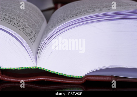 Juristische Bücher auf Tisch South African Law Reports Stockfoto