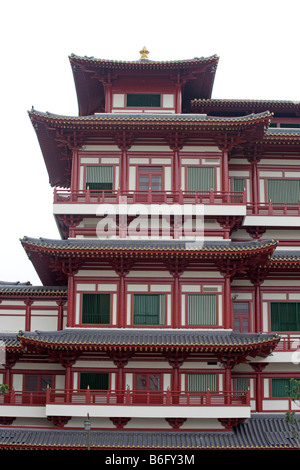 Buddha Tooth Relic Temple in Chinatown, Singapur Stockfoto