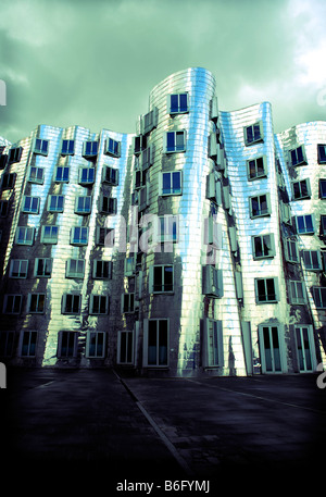 Zollhoff Architektur Frank O Gehry Düsseldorf Deutschland Stockfoto