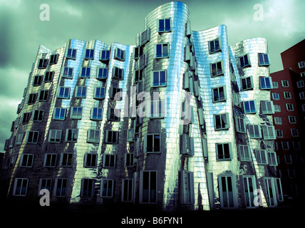 Zollhoff Architektur Frank O Gehry Düsseldorf Deutschland Stockfoto