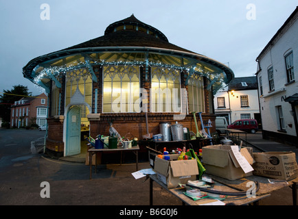 "Die Runde Markt" in Tenbury Wells, Worcestershire Stockfoto