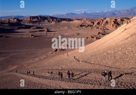 Mond-Tal Valle De La Luna l Atacama Wüste Chile Stockfoto