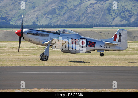 P-51 Mustang amerikanische Jagdflugzeug Stockfoto