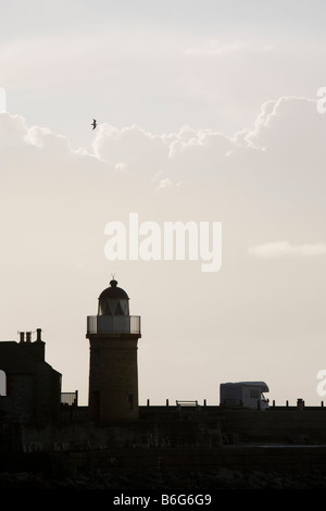 Ein Alter Leuchtturm in Portpatrick Scotland UK Stockfoto