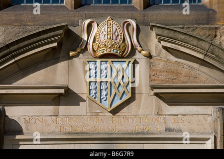 Gebäude der Universität Durham Palace Square Durhamshire UK Großbritannien Stockfoto