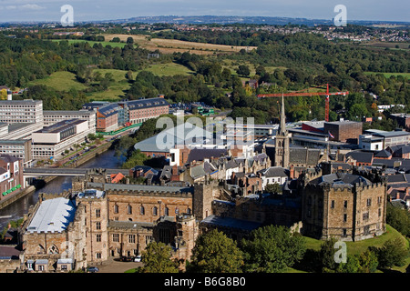 Gebäude der Universität Durham Palace Square Burg Durhamshire UK Großbritannien Stockfoto