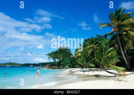 Caribbean Bay St John Salomonen US Virgin Islands Stockfoto