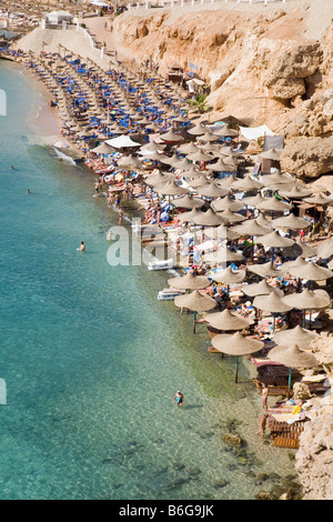 Blick auf Strand in Sharm El Sheikh, Ägypten Stockfoto