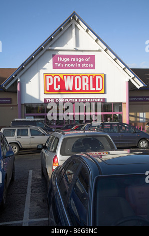 PC World Supermarkt Copdock Ipswich Suffolk England Stockfoto