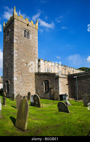 St. Oswald Kirche Askrigg Wensleydale Yorkshire England Stockfoto