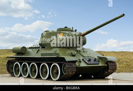 Der 2. Weltkrieg russische Panzer T34 Stockfoto