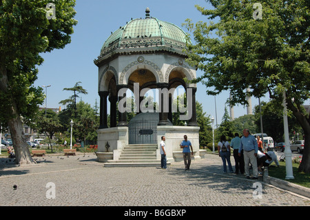 Deutsche Brunnen.  Istanbul, Türkei Stockfoto