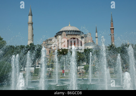 Ountain im St. Sophia Museum. Istanbul, Türkei Stockfoto