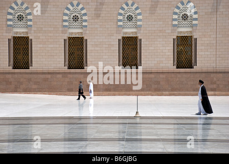 Die Moschee des Propheten Masjid al-Nabawi Medina Saudi Arabien Stockfoto