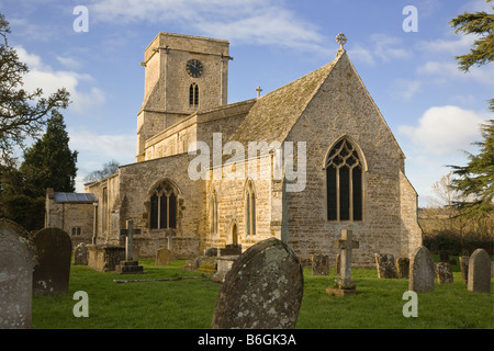 Pfarrkirche St. Mary niedriger Heyford-Oxfordshire-England-UK Stockfoto