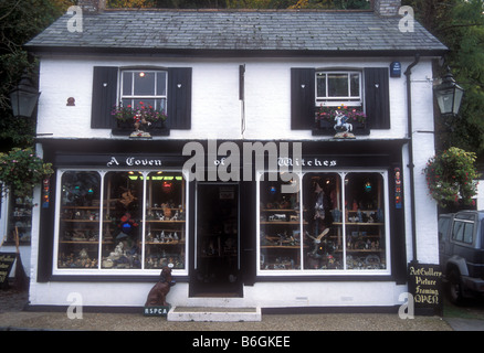 Ein Zirkel von Hexen-Shop in Burley Hampshire Emgland U K Stockfoto