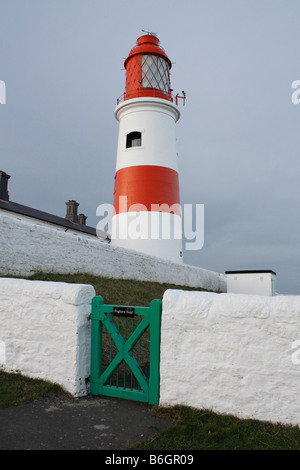 Souter Lighthouse Lizard Point Marsden Bay zwischen South Shields und Sunderland Tyne and Wear Nordostengland Stockfoto